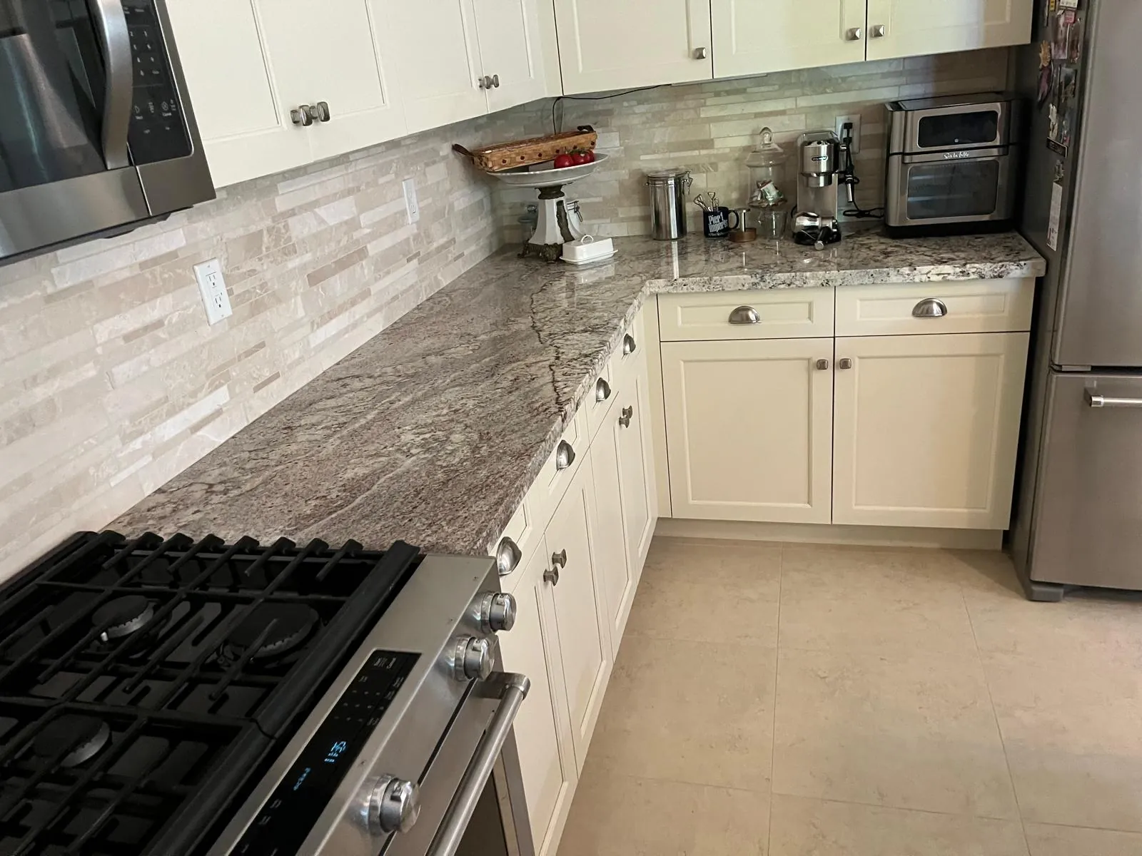 Granite Kitchen Surfaces, view 1 — custom countertop project in Palm Beach County